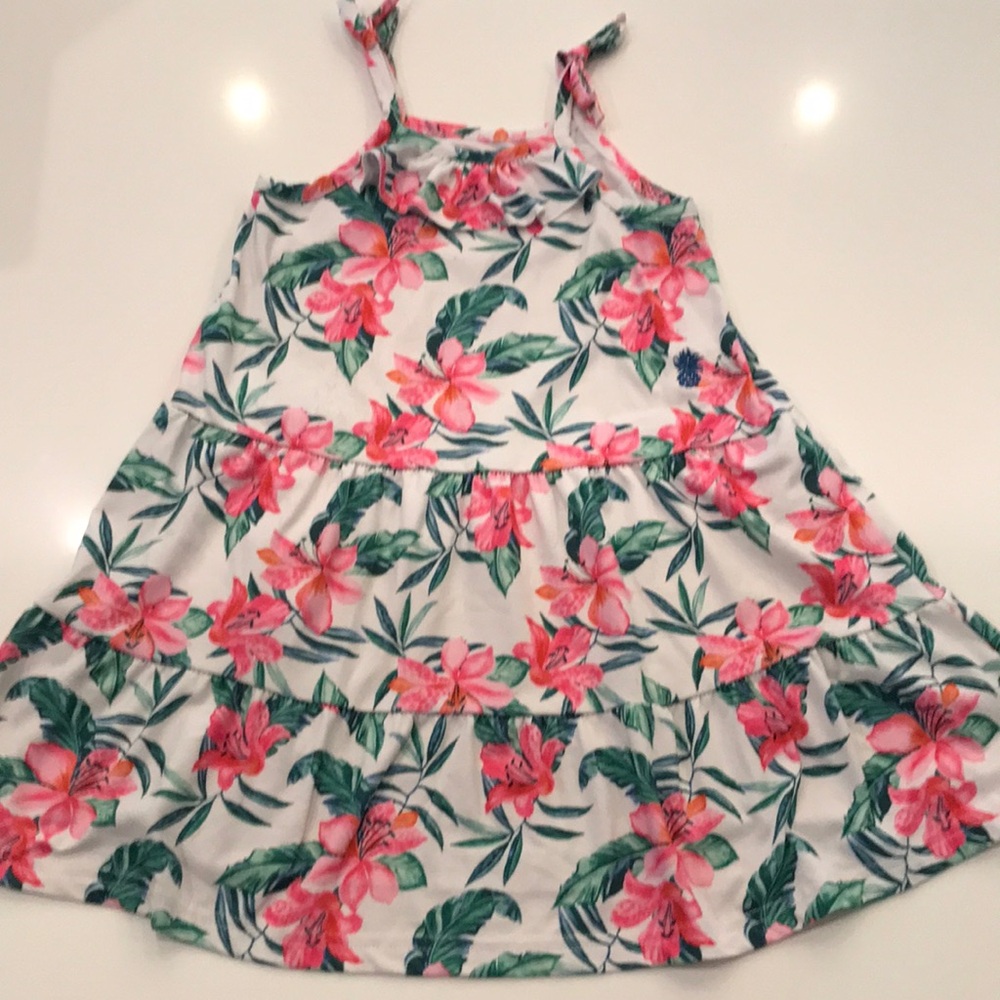 Tommy Bahama floral festive vibrant fit and flare swing dress size 3T
